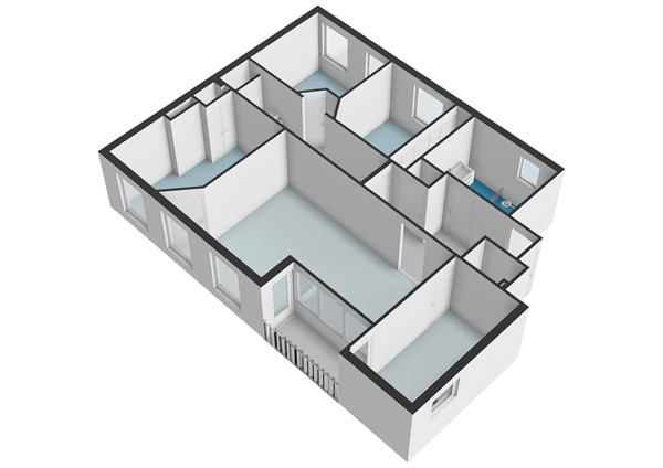 Floorplan - Gedempte Sloot 34, 1431 CR Aalsmeer